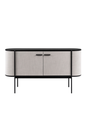 Beige Fabric 2-Door Sideboard | OROA Modern Hobart | Oroa.com