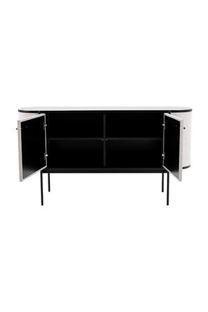Beige Fabric 2-Door Sideboard | OROA Modern Hobart | Oroa.com