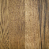 Aged Oak C-Shaped End Table | OROA Modern Turner
