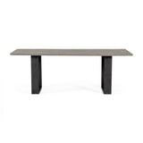 Gray Oak Dining Table | OROA Modern Murphy