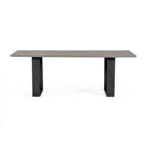 Modern European furniture - Gray Oak Dining Table - www.oroa.com