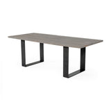 Gray Oak Dining Table | OROA Modern Murphy