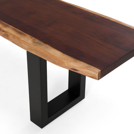 Acacia Wood Dining Bench - OROA Modern Taylor - view 5