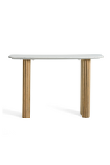 White Marble Console Table | OROA Modern Cambridge | Oroa.com