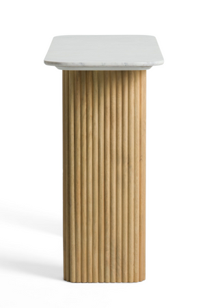 White Marble Console Table | OROA Modern Cambridge | Oroa.com