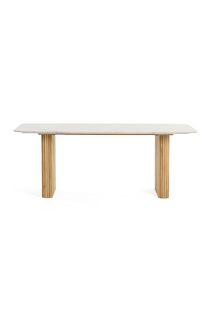 White Marble Dining Table | OROA Modern Cambridge | Oroa.com