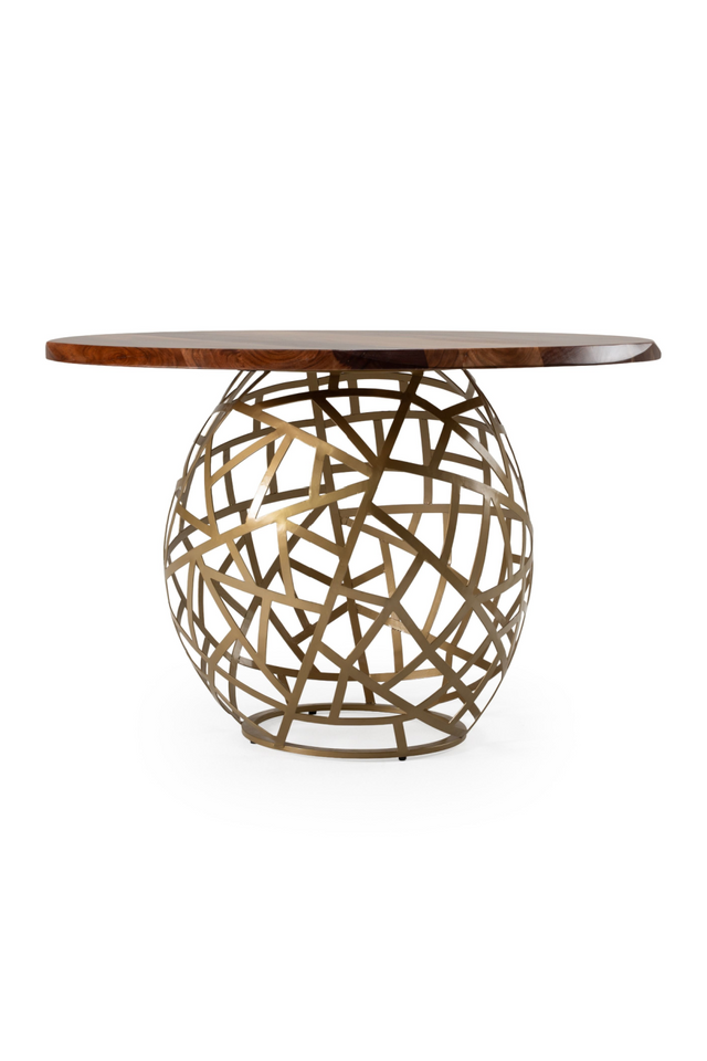 Round Solid Acacia Dining Table | OROA Modern Taylor | Oroa.com