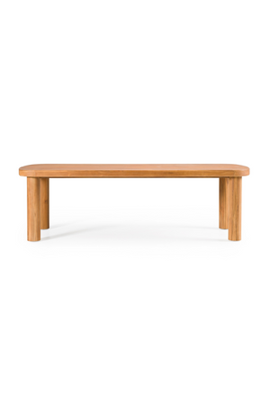 Outdoor Natural Teak Dining Table | OROA Modern Kamari | Oroa.com