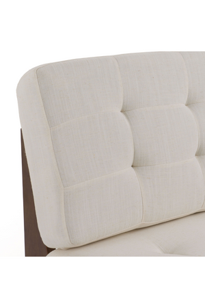White Tufted Lounge Chair | OROA Modern Kaylie | Oroa.com