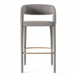 Vegan Leather Upholstered Bar Chair | OROA Modern Faerron | Oroa.com