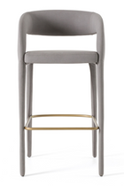 Vegan Leather Upholstered Bar Chair | OROA Modern Faerron | Oroa.com