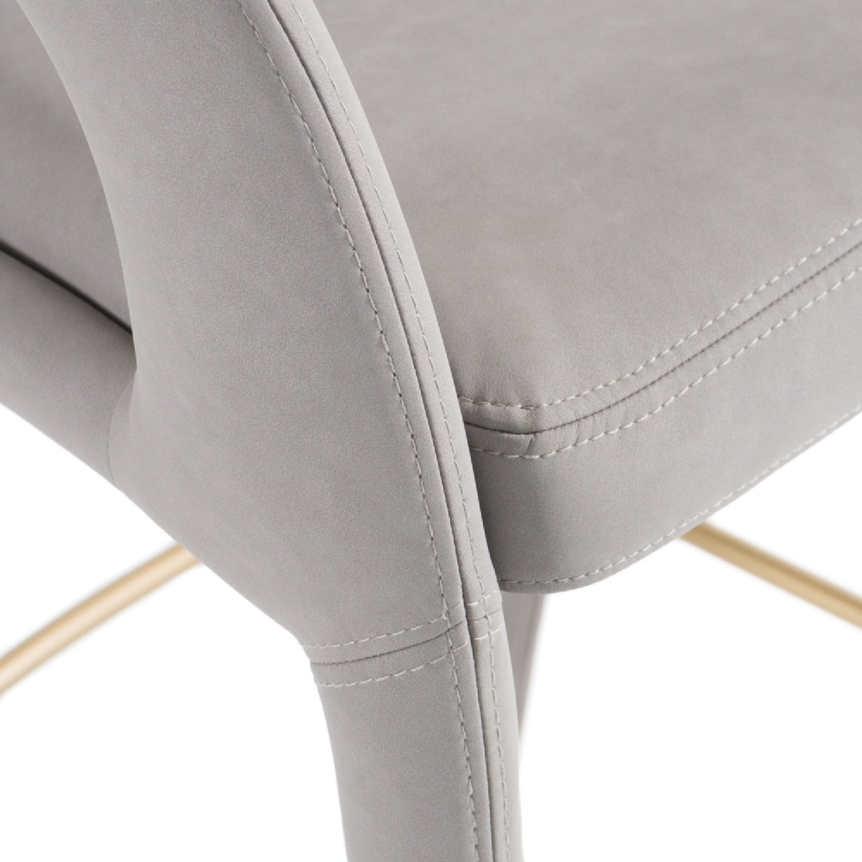 Vegan Leather Upholstered Bar Chair | OROA Modern Faerron | Oroa.com