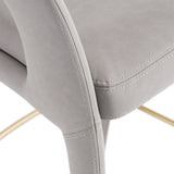 Vegan Leather Upholstered Bar Chair | OROA Modern Faerron | Oroa.com