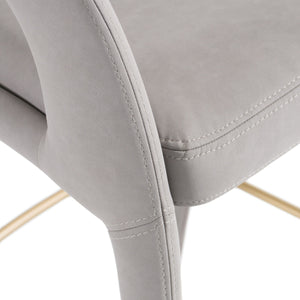 Vegan Leather Upholstered Bar Chair | OROA Modern Faerron | Oroa.com