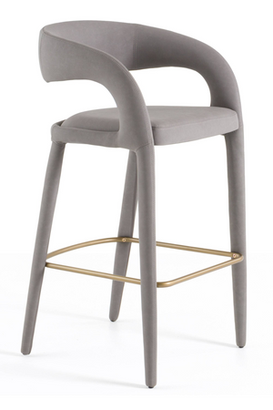 Leatherette Upholstered Bar Chair | OROA Modern Faerron | Oroa.com