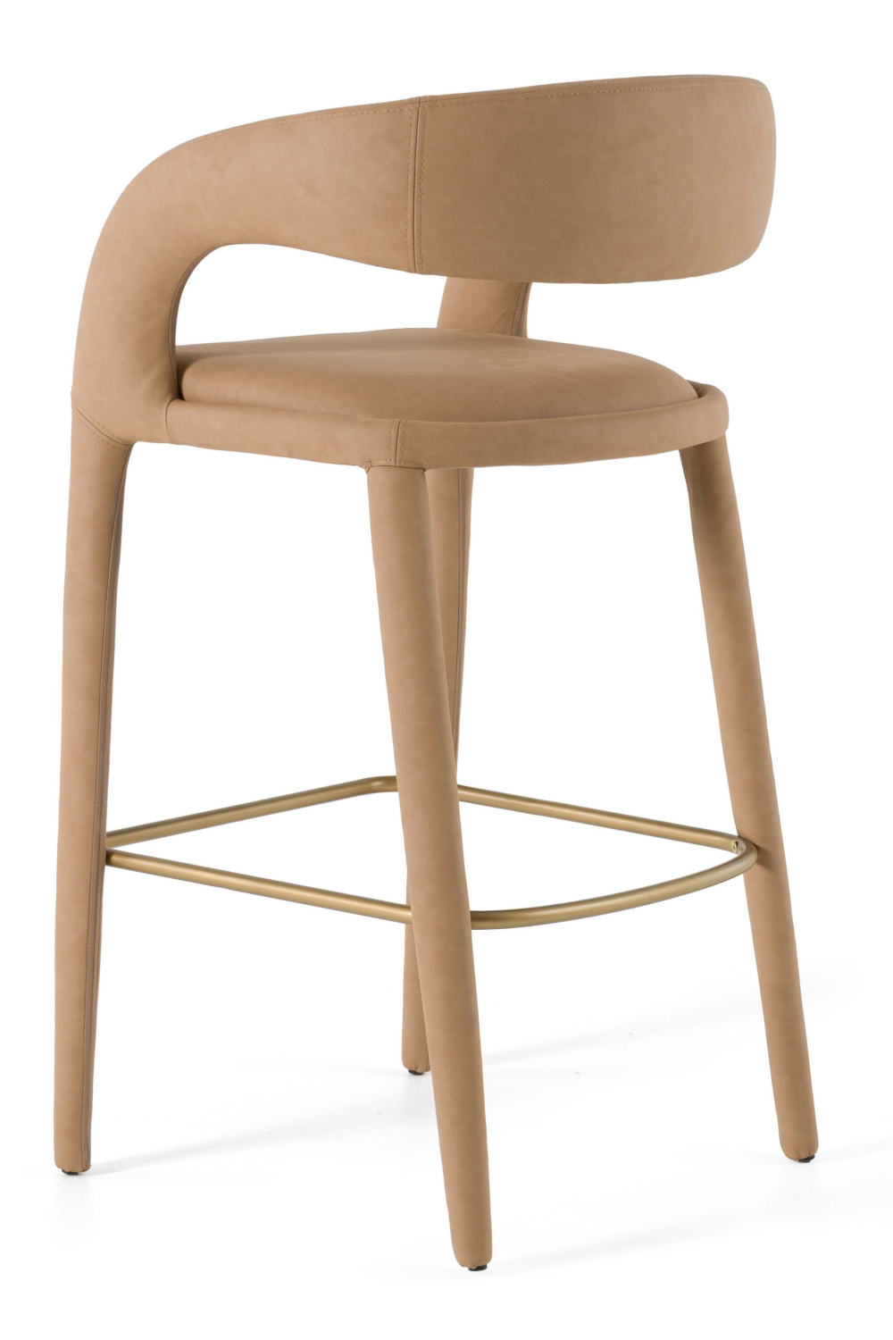 Leatherette Upholstered Bar Chair | OROA Modern Faerron | Oroa.com