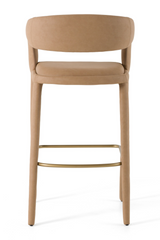 Vegan Leather Upholstered Bar Chair | OROA Modern Faerron | Oroa.com