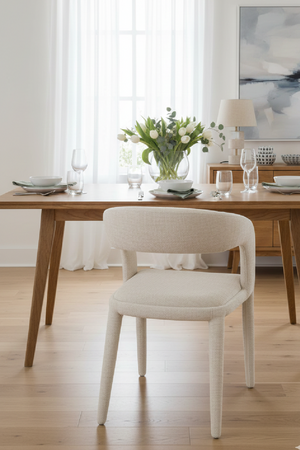   Fabric Upholstered Dining Chair | Oroa.com