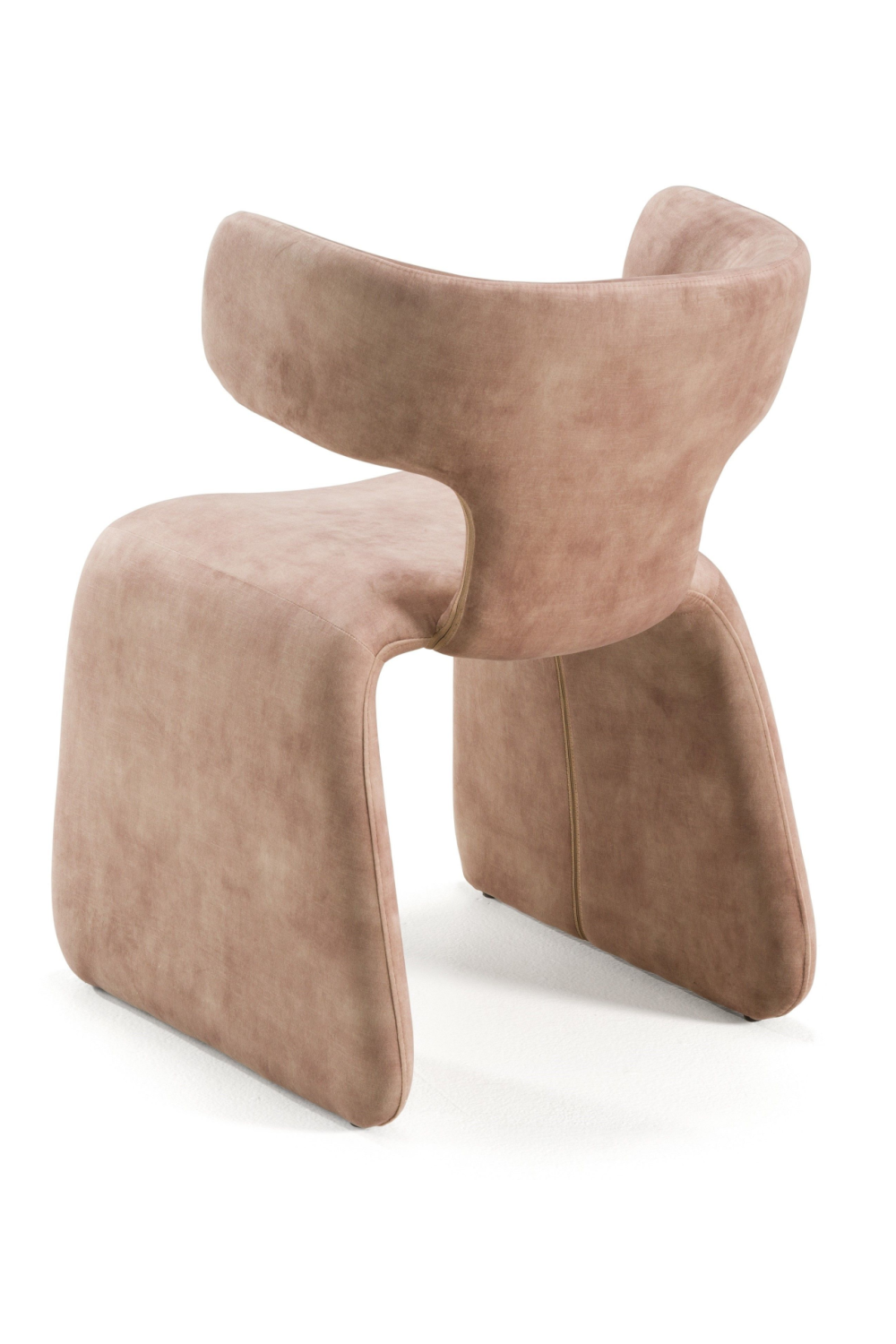 Asymmetrical Velvet Dining Chair | OROA Modern Bergman | Oroa.com