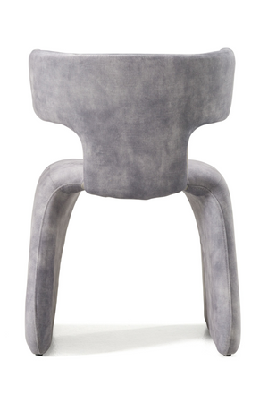 Asymmetrical Velvet Dining Chair | OROA Modern Bergman
