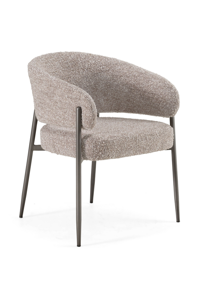Gray Curved Dining Chair | OROA Modern Thomas | Oroa.com