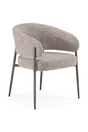 Gray Curved Dining Chair | OROA Modern Thomas | Oroa.com