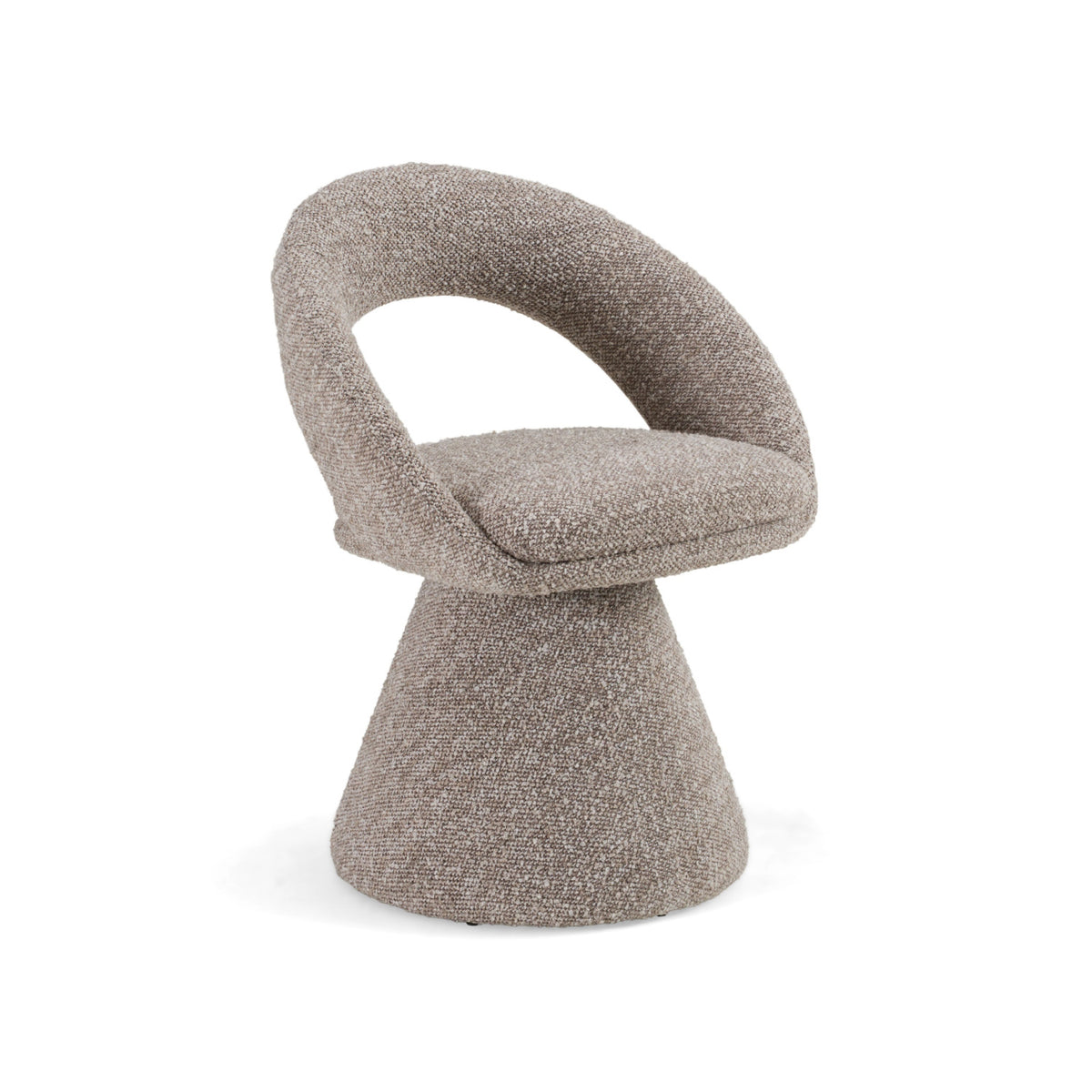 Gray Fabric Swivel Chair | OROA Modern Wiles