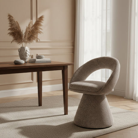   Gray Fabric Swivel Chair | Oroa.com