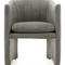Velvet Curved Dining Chair | OROA Modern Danube | Oroa.com