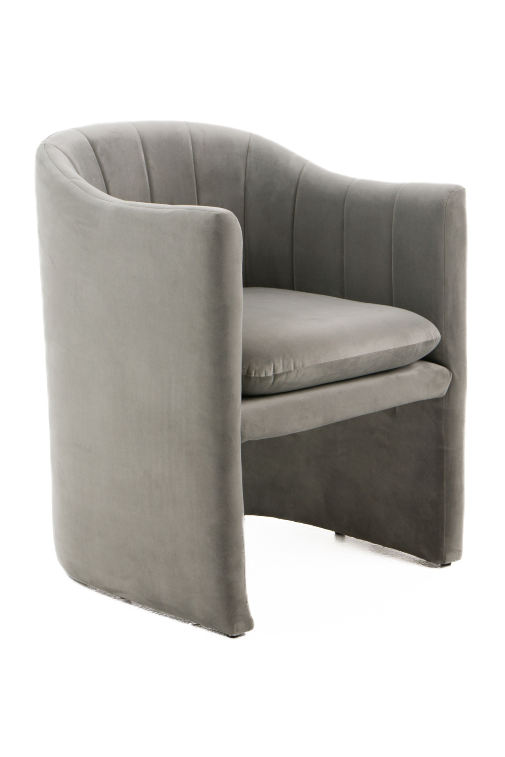 Velvet Curved Dining Chair | OROA Modern Danube | Oroa.com