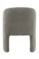 Velvet Curved Dining Chair | OROA Modern Danube | Oroa.com