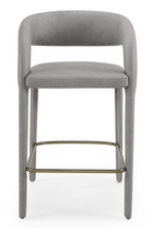 Vegan Leather Upholstered Counter Chair | OROA Modern Faerron | Oroa.com