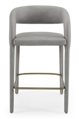 Vegan Leather Upholstered Counter Chair | OROA Modern Faerron | Oroa.com