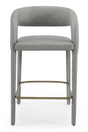 Vegan Leather Upholstered Counter Chair | OROA Modern Faerron | Oroa.com