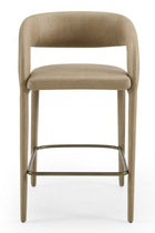 Vegan Leather Upholstered Counter Chair | OROA Modern Faerron | Oroa.com