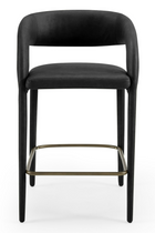 Vegan Leather Upholstered Counter Chair | OROA Modern Faerron | Oroa.com