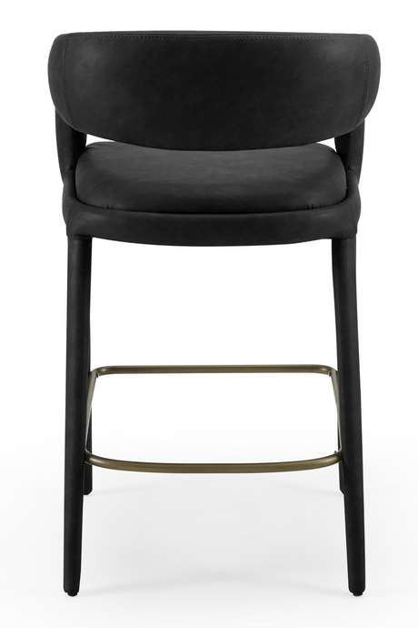 Vegan Leather Upholstered Counter Chair | OROA Modern Faerron | Oroa.com