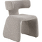 Asymmetrical Fabric Dining Chair | OROA Modern Bergman | Oroa.com