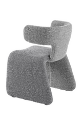 Asymmetrical Fabric Dining Chair | OROA Modern Bergman | Oroa.com