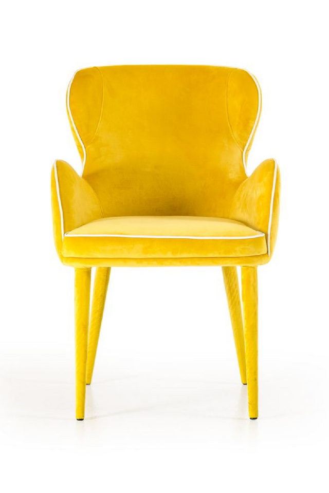 Yellow Fabric Dining Chair | OROA Modern Tigard | Oroa.com