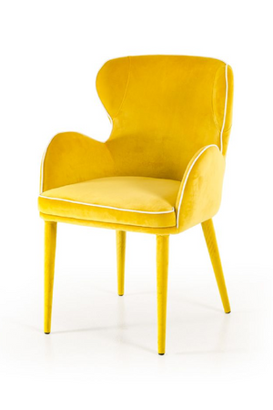 Yellow Fabric Dining Chair | OROA Modern Tigard | Oroa.com