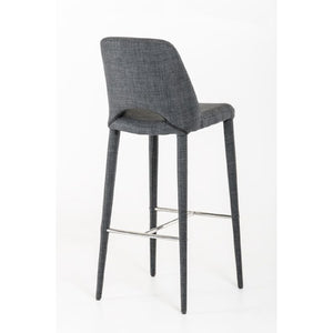   Gray Cutout-Back Bar Stool | Oroa.com