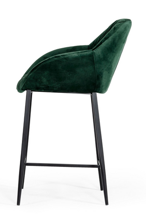 Green Velvet Bar Stool | OROA Modern Katrina | Oroa.com