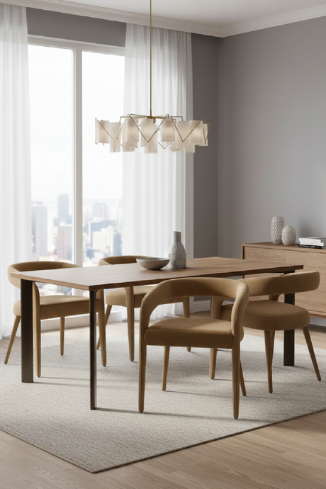 Fabric Upholstered Dining Chair | OROA Modern Mundra | Oroa.com