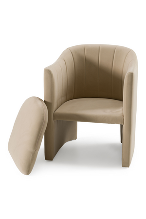 Velvet Curved Dining Chair | OROA Modern Danube | Oroa.com