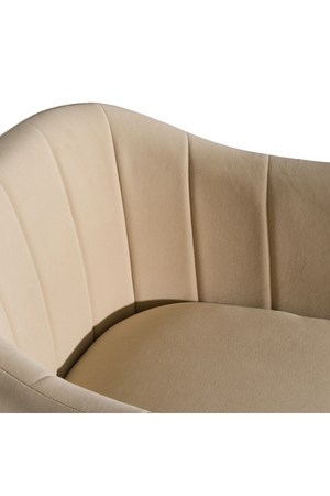 Velvet Curved Dining Chair | OROA Modern Danube | Oroa.com