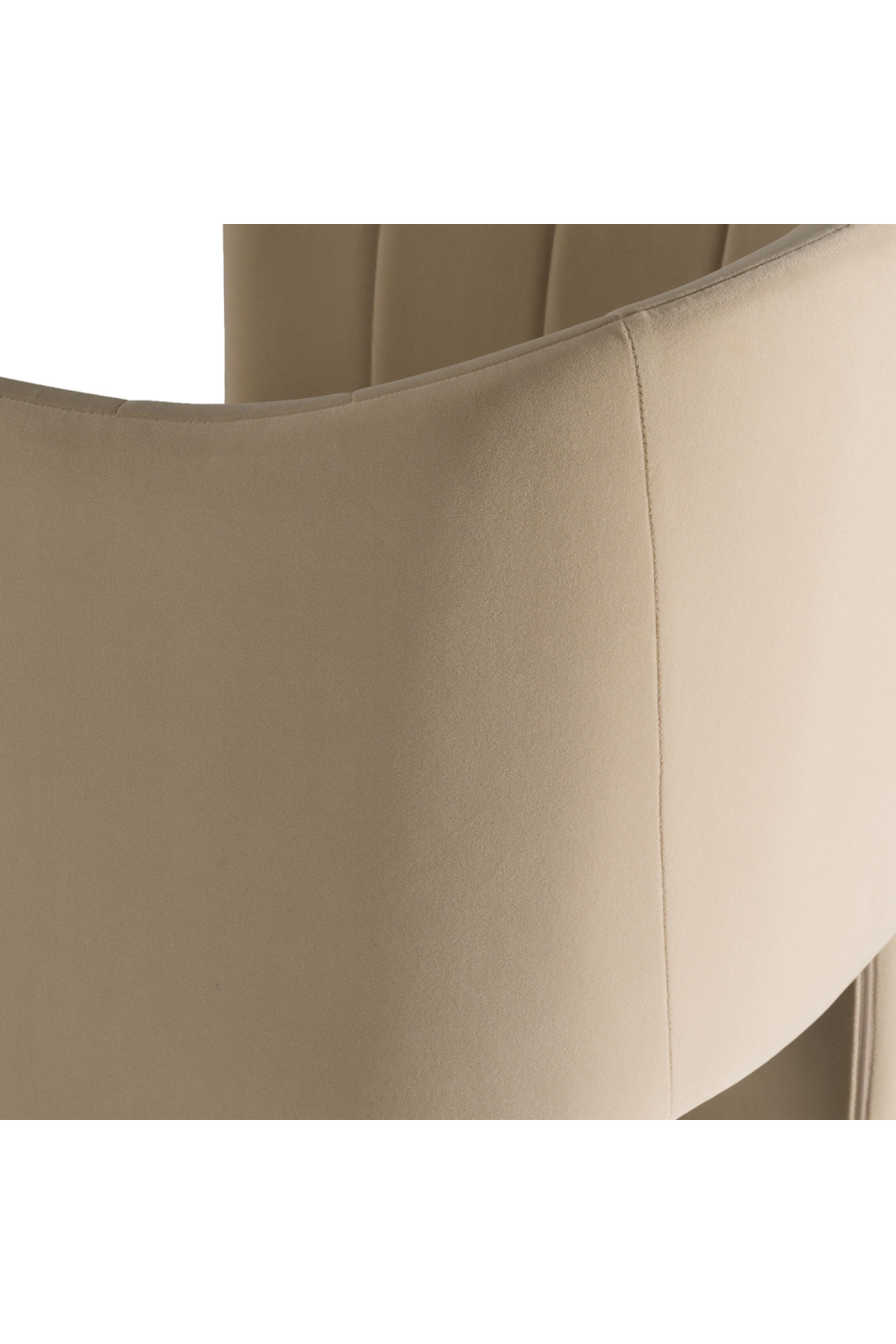 Velvet Curved Dining Chair | OROA Modern Danube | Oroa.com