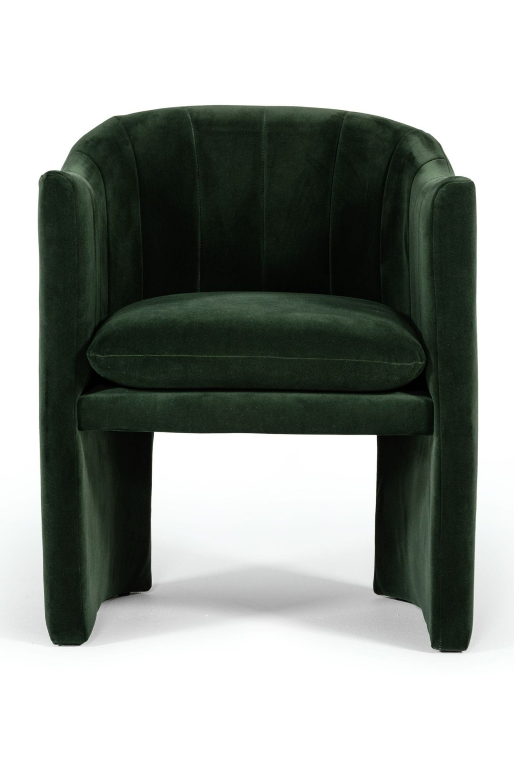 Velvet Curved Dining Chair | OROA Modern Danube | Oroa.com