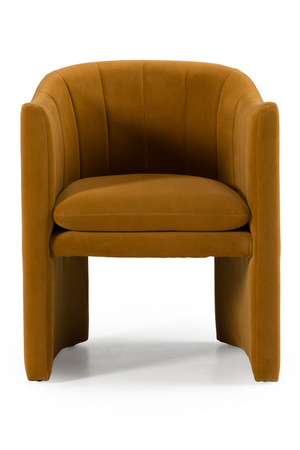 Velvet Curved Dining Chair | OROA Modern Danube | Oroa.com