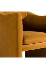 Velvet Curved Dining Chair | OROA Modern Danube | Oroa.com